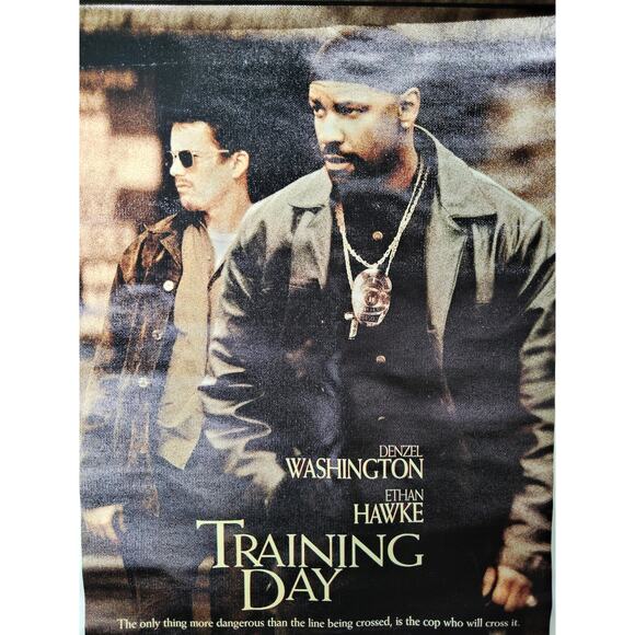 Training Day Movie Canvas Print Movie Poster Denzel Washington (12x18" Unframed) - Picture 1 of 4
